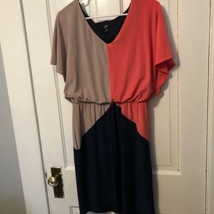 Color block dress